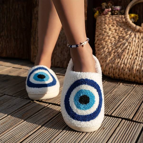Mykonos Plush Slippers