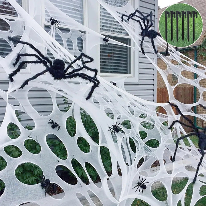 Giant Spider Web Decoration
