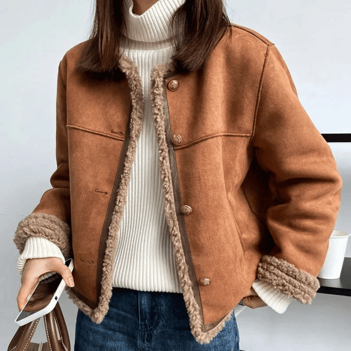Isla Suede Trim Jacket
