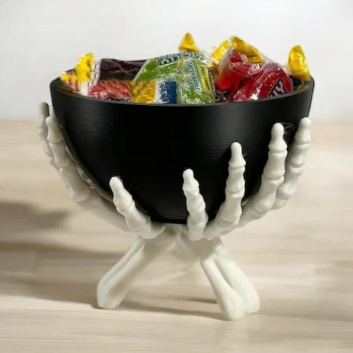 Skeleton Hands Candy Bowl