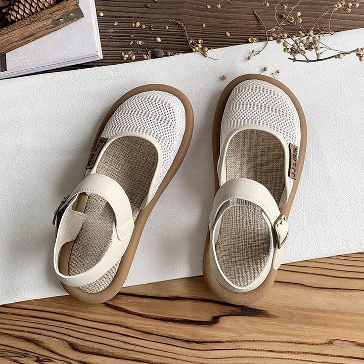 Flora Woven Leather Sandals