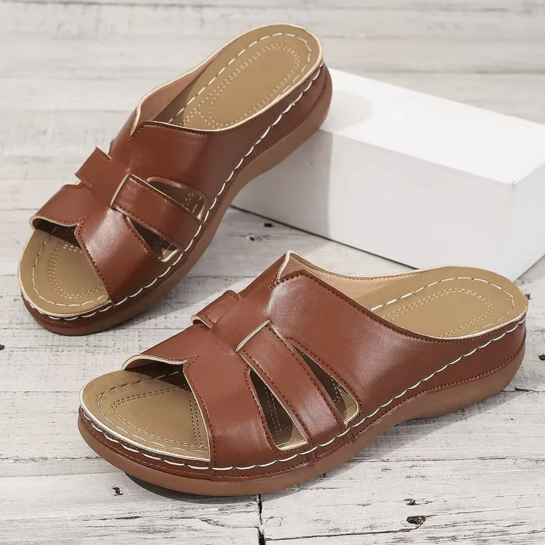 Adrianna Comfort Slip-On Sandals