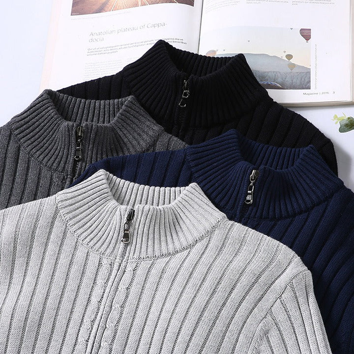 Lorenzo - Hand-knit Cotton Cardigan - Edward Fraiser