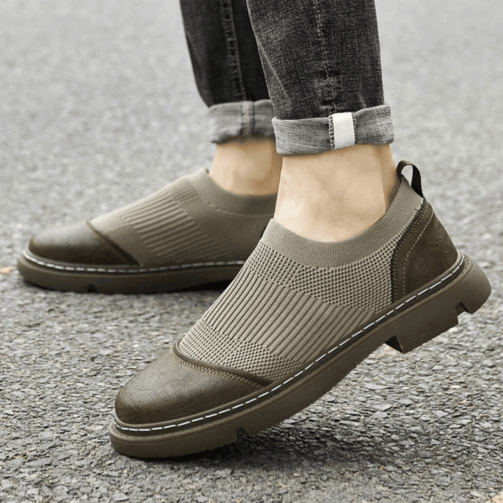 Oslo Leather Mesh Shoes
