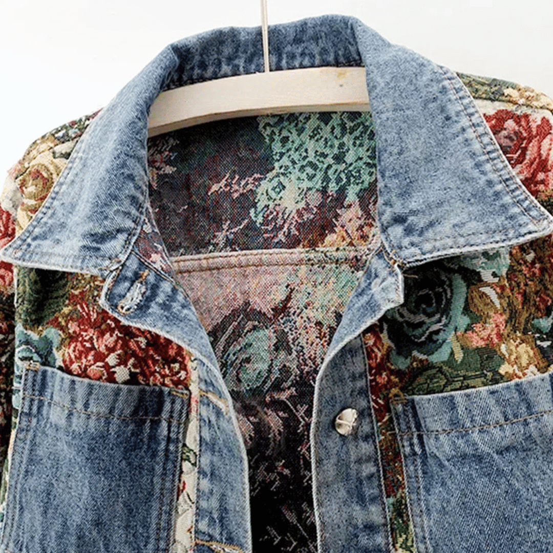 Morissette Floral Denim Jacket