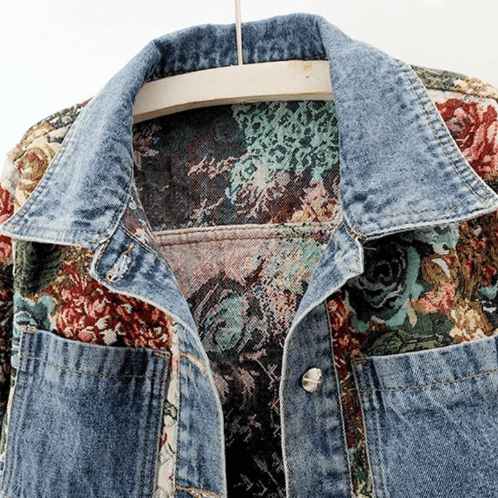 Morissette Floral Denim Jacket