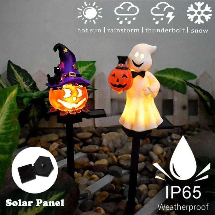 Halloween Solar Light Outdoor Ghost Decoration