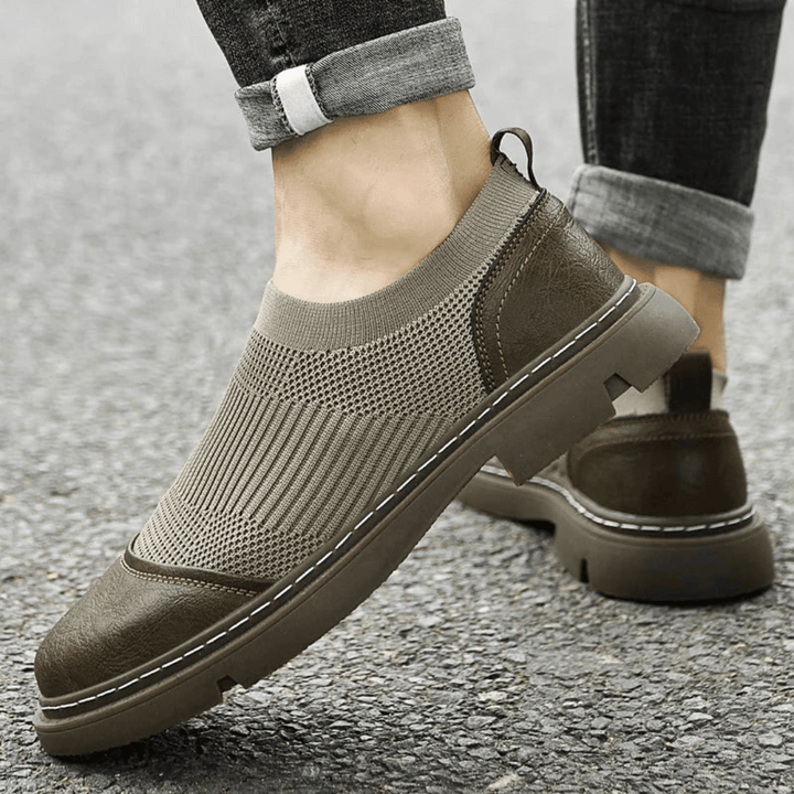 Oslo Leather Mesh Shoes