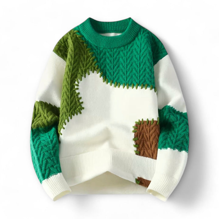 Ares Patchwork Sweater