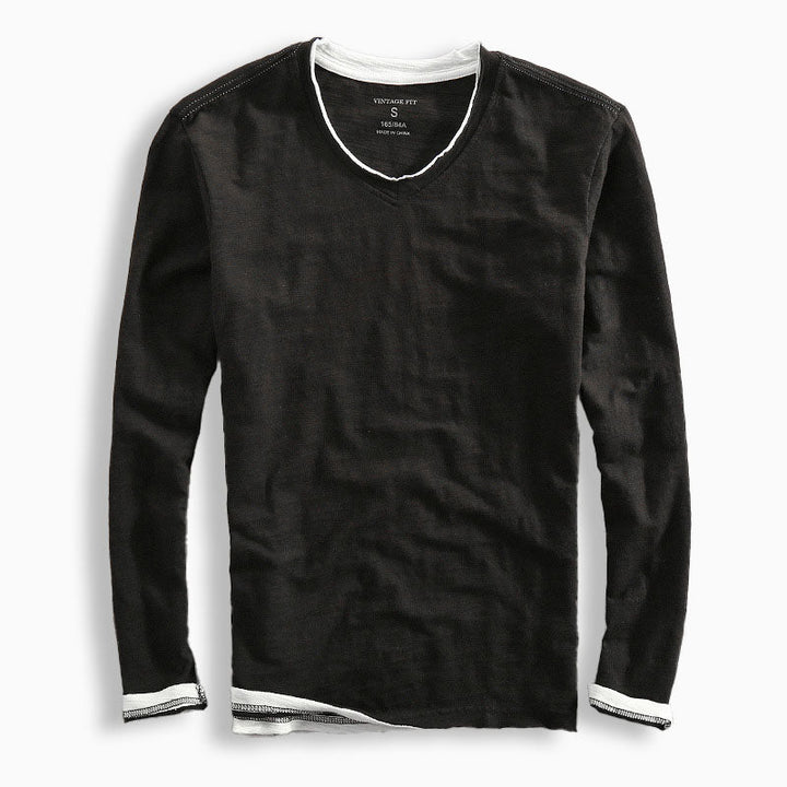 Riku Baumwoll Langarmshirt