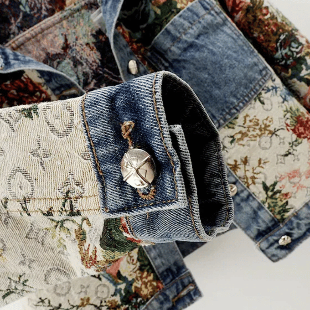 Morissette Floral Denim Jacket