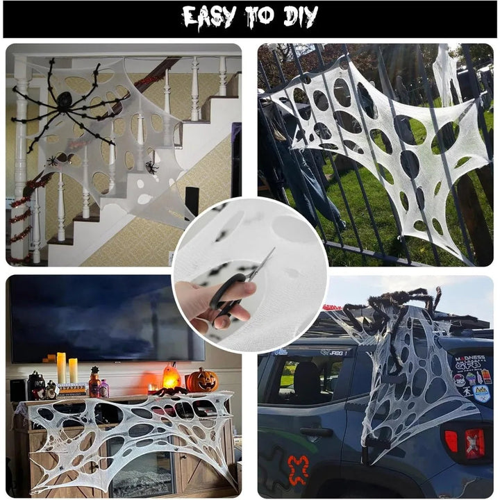 Giant Spider Web Decoration