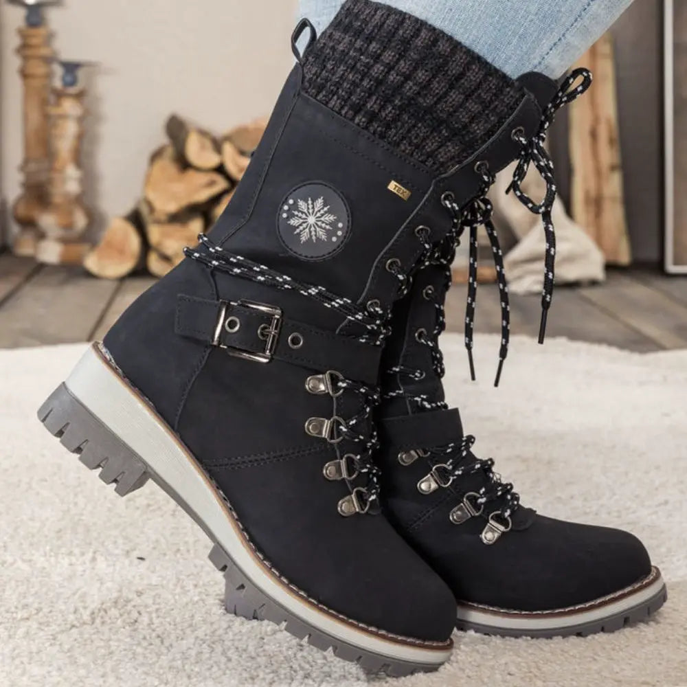 Aurora Winter Lace-Up Boots