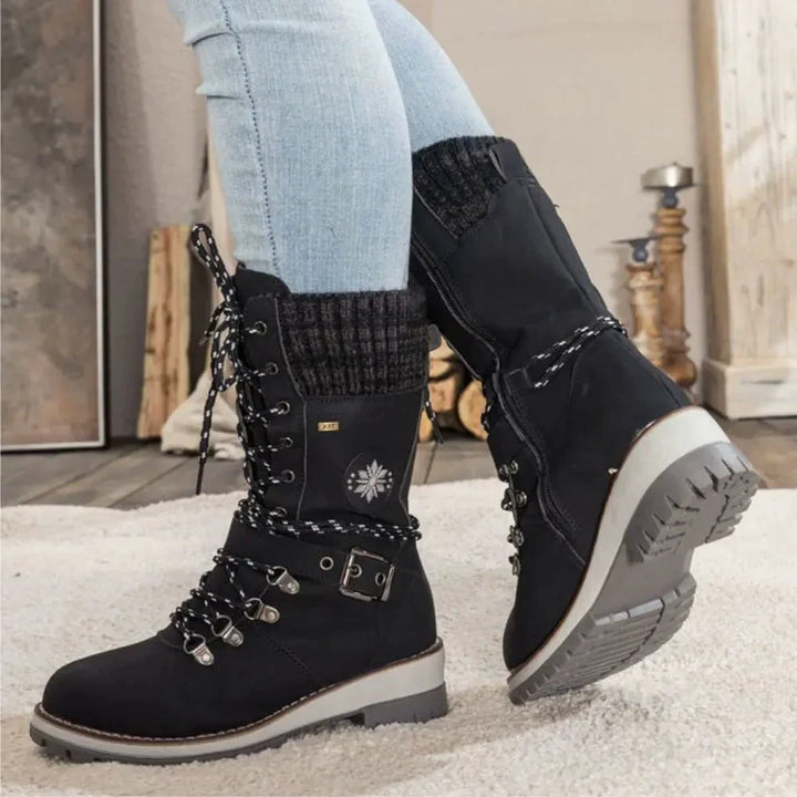 Aurora Winter Lace-Up Boots