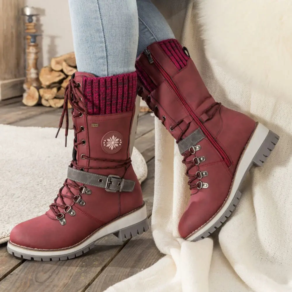 Aurora Winter Lace-Up Boots