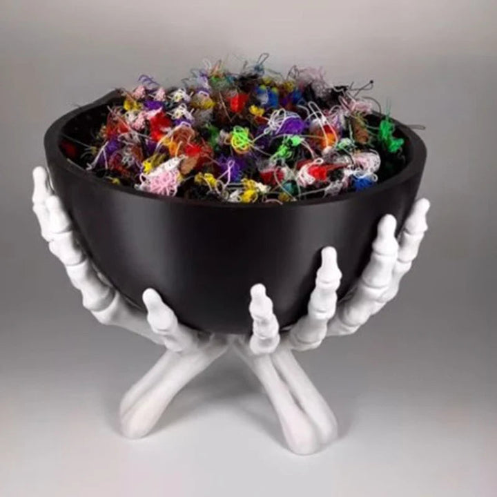 Skeleton Hands Candy Bowl