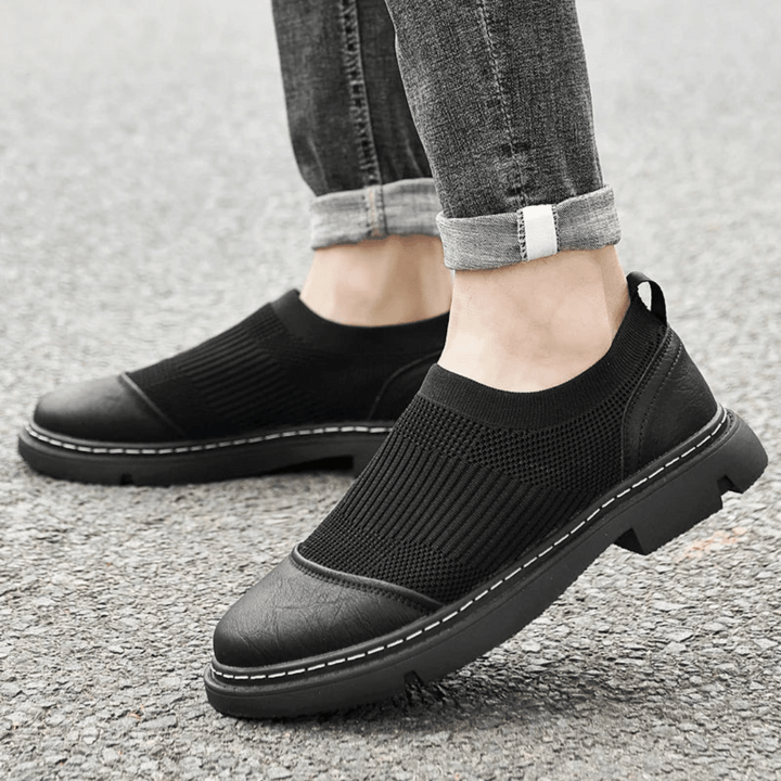 Oslo Leather Mesh Shoes
