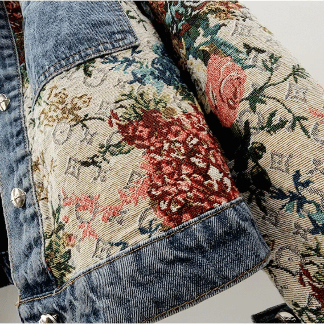 Morissette Floral Denim Jacket