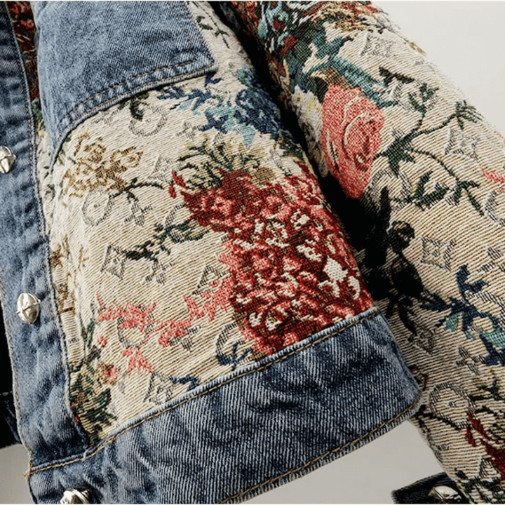 Morissette Floral Denim Jacket