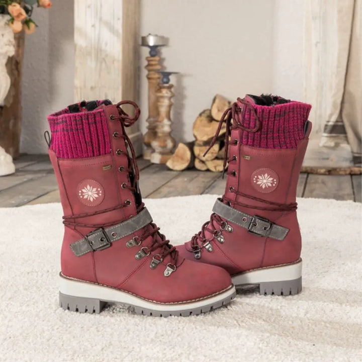 Aurora Winter Lace-Up Boots
