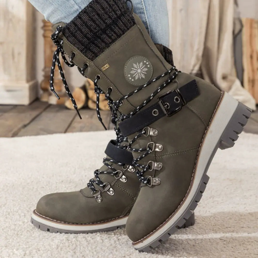 Aurora Winter Lace-Up Boots