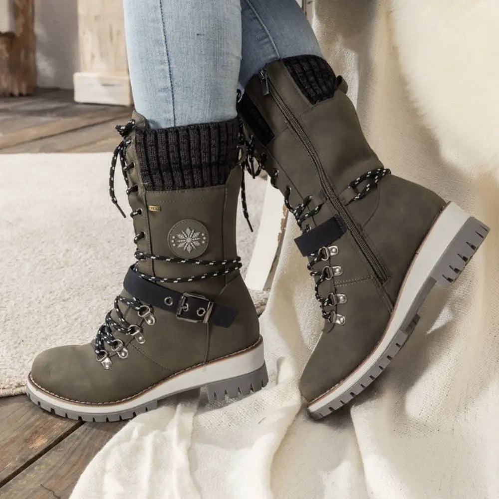 Aurora Winter Lace-Up Boots