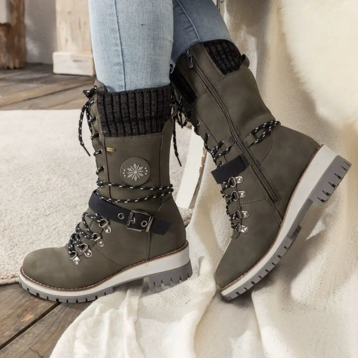 Aurora Winter Lace-Up Boots
