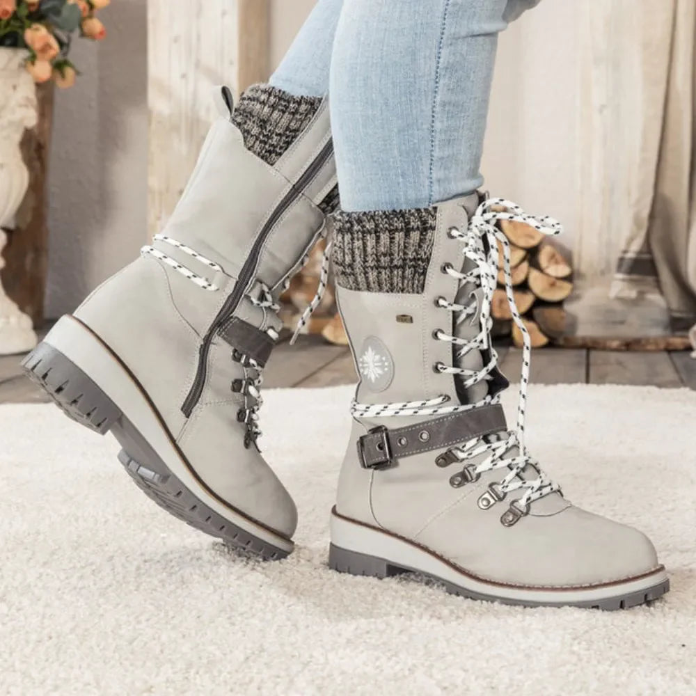Aurora Winter Lace-Up Boots
