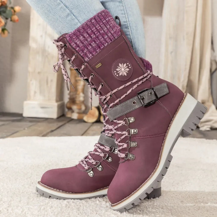 Aurora Winter Lace-Up Boots