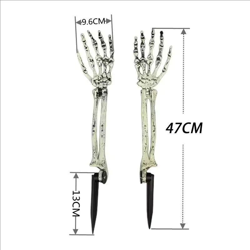 Skeleton Hand Solar Lights Decoration