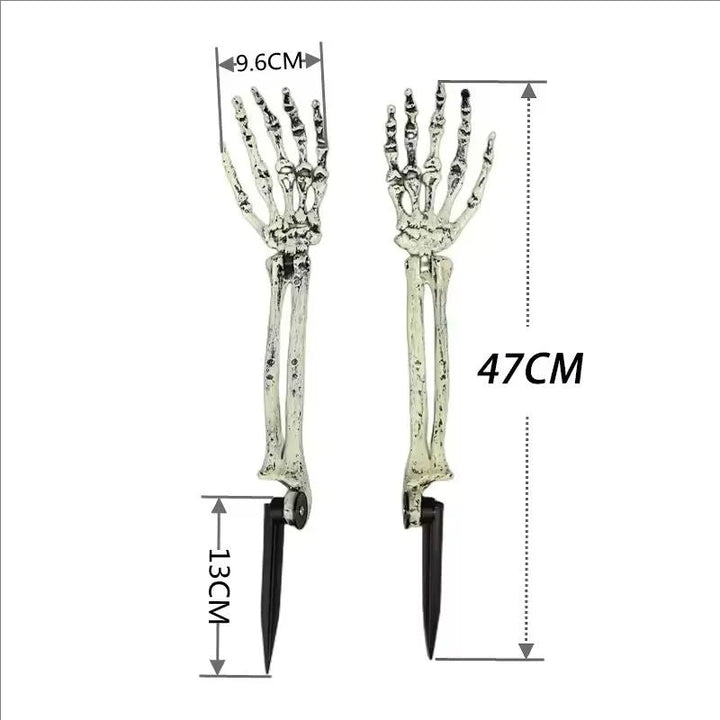 Skeleton Hand Solar Lights Decoration