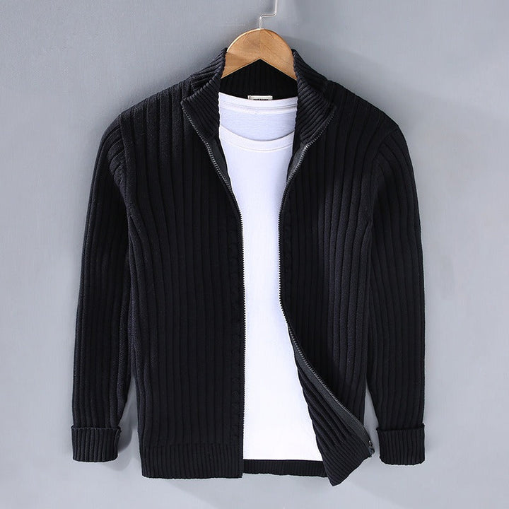 Lorenzo - Hand-knit Cotton Cardigan - Edward Fraiser