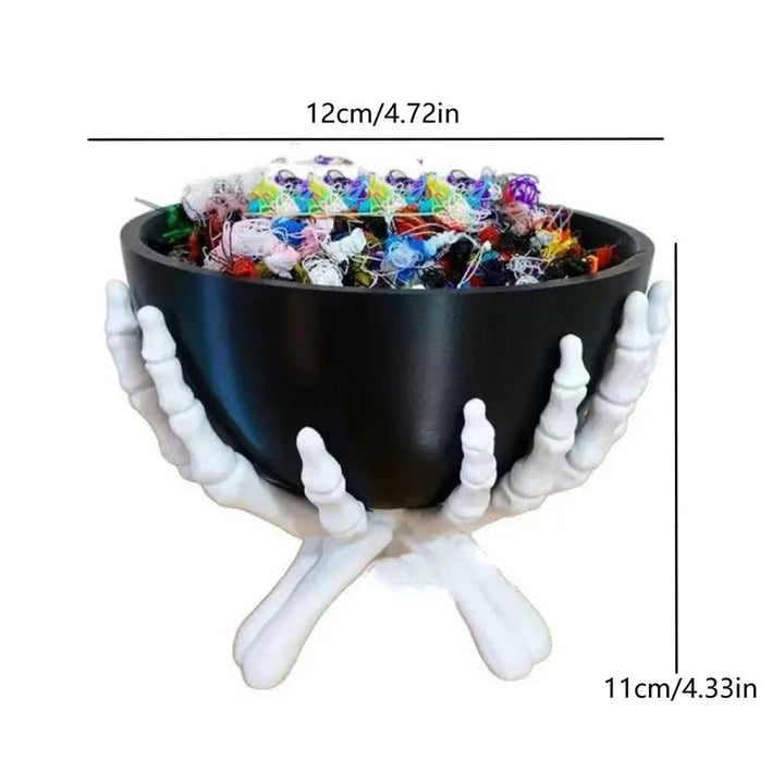 Skeleton Hands Candy Bowl