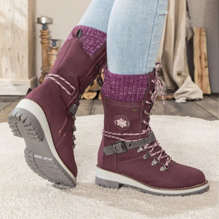 Aurora Winter Lace-Up Boots