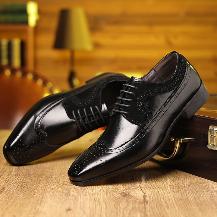 Carlos Santos Oxford Brogue Schuhe