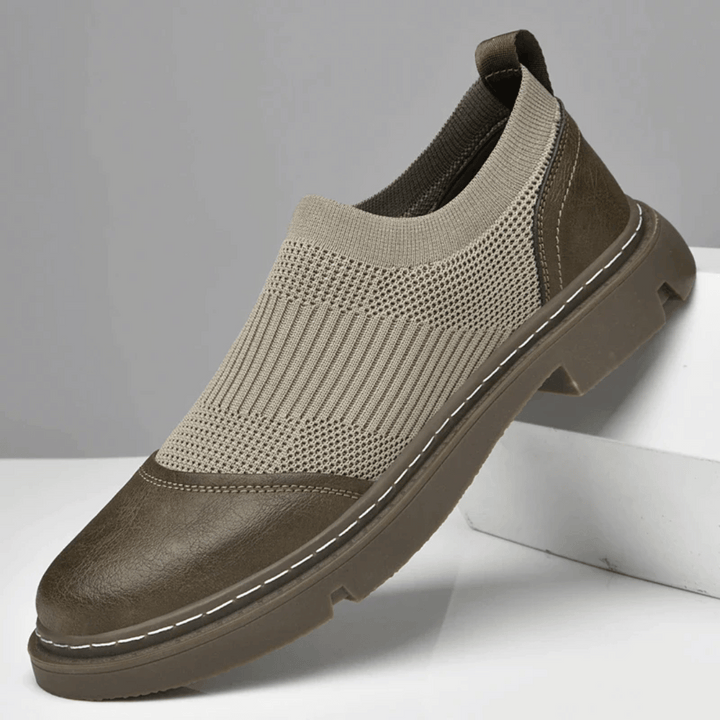 Oslo Leather Mesh Shoes