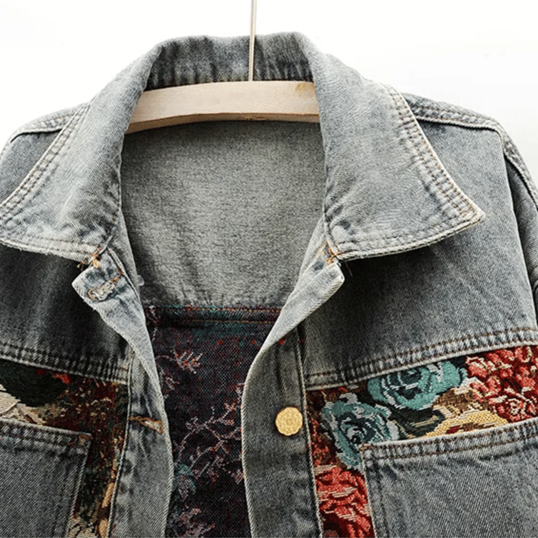 Morissette Floral Denim Jacket