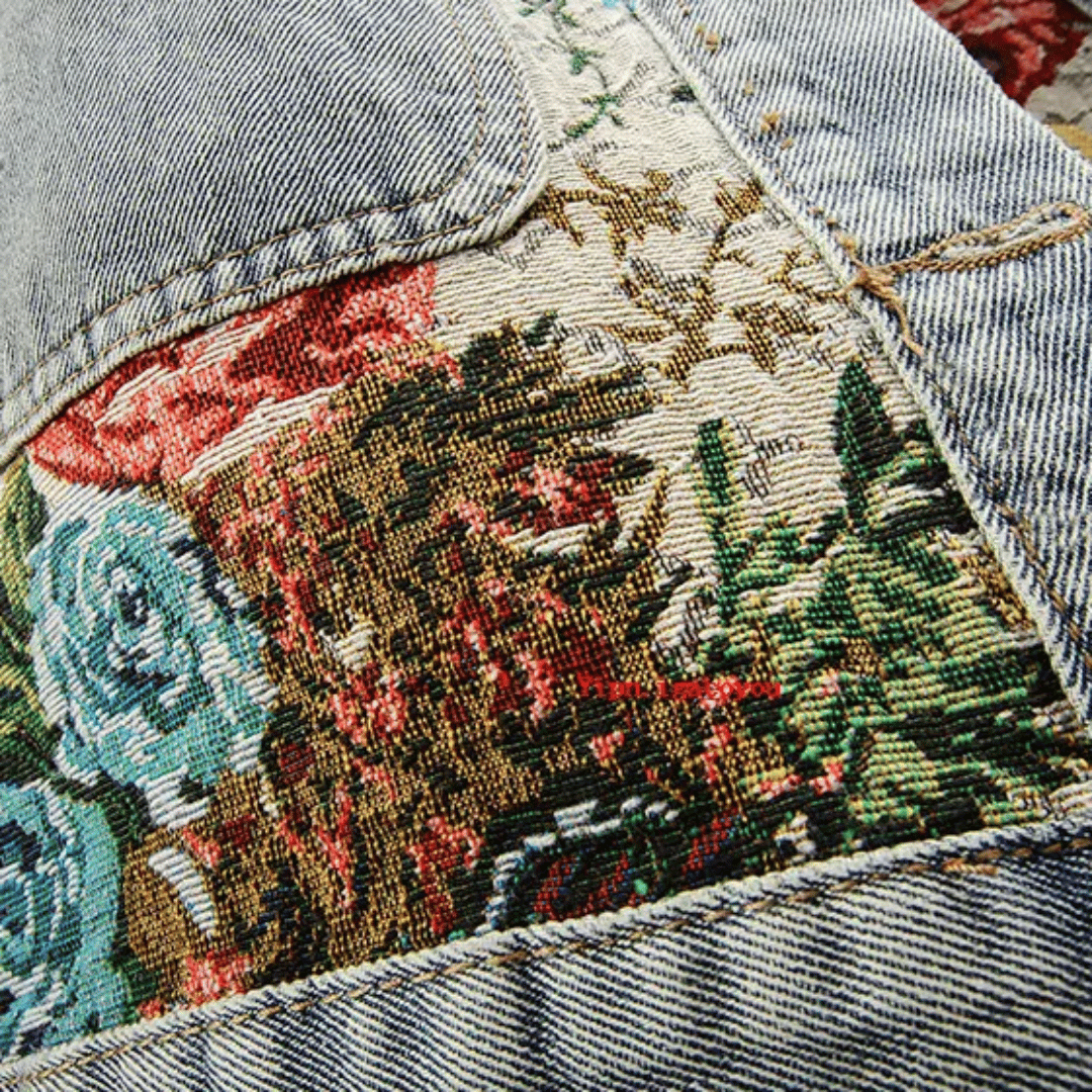 Morissette Floral Denim Jacket