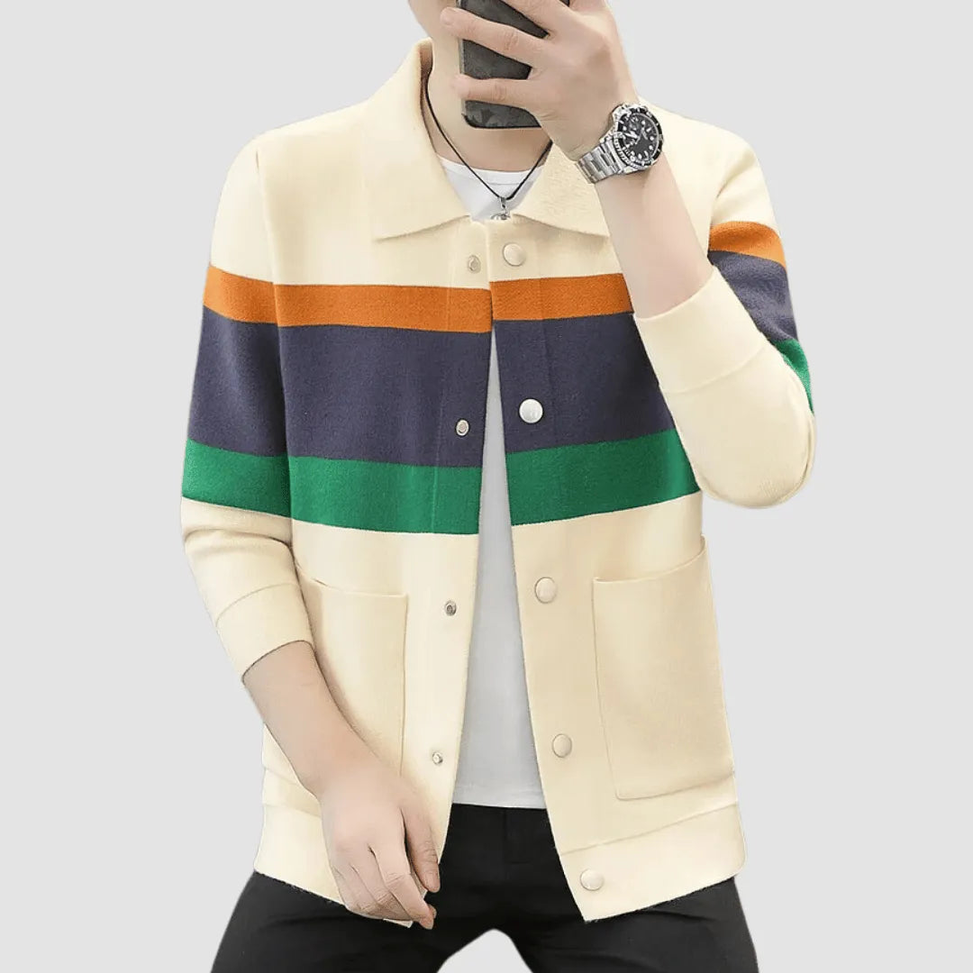 Marino Jacquard Cardigan