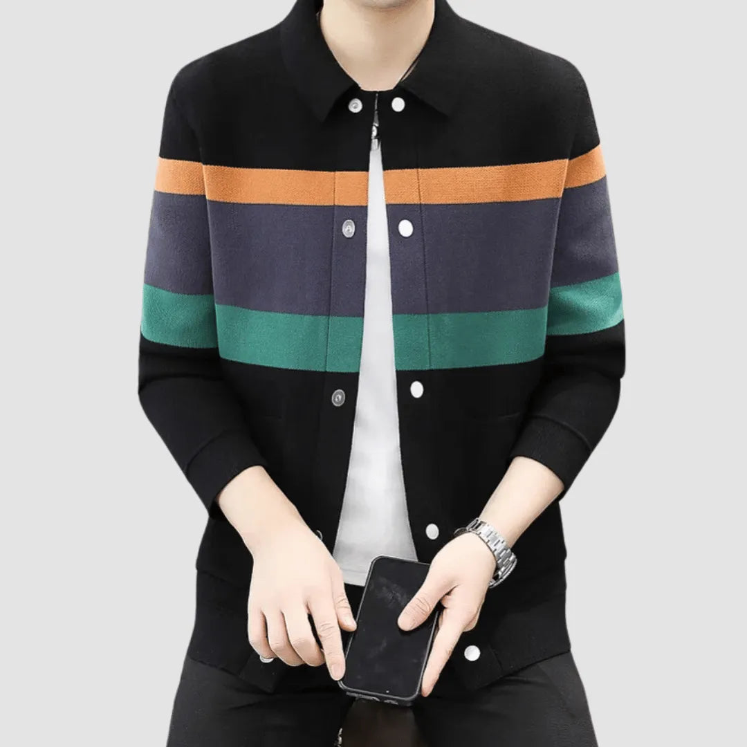 Marino Jacquard Cardigan