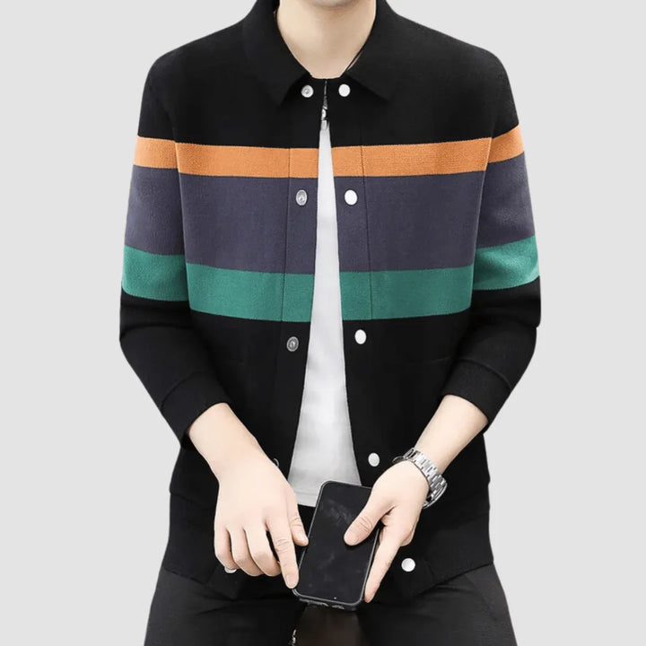 Marino Jacquard Cardigan