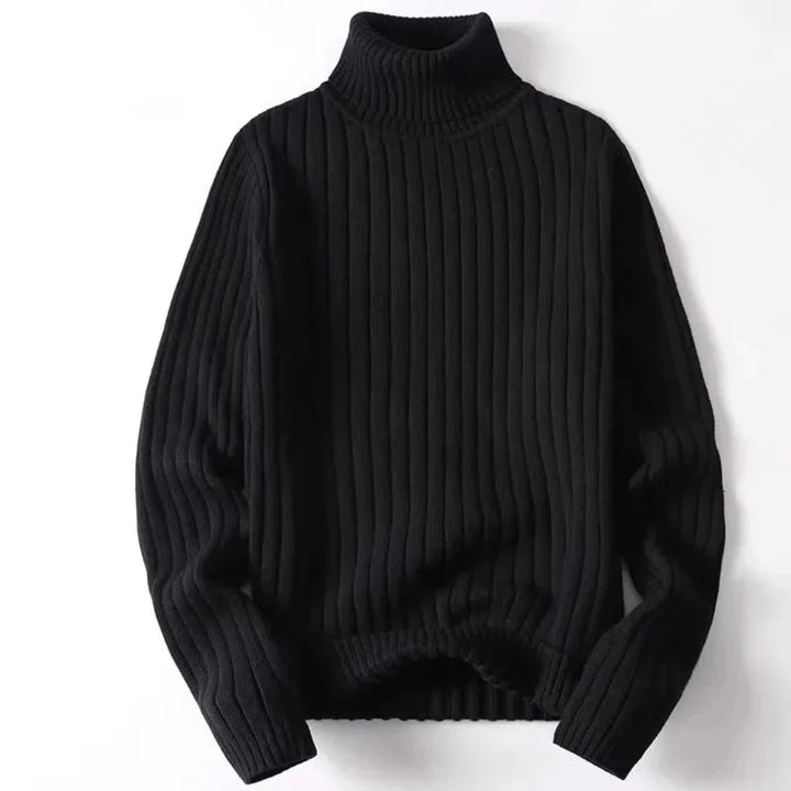 Valerio Ribbed Knit Turtleneck Sweater