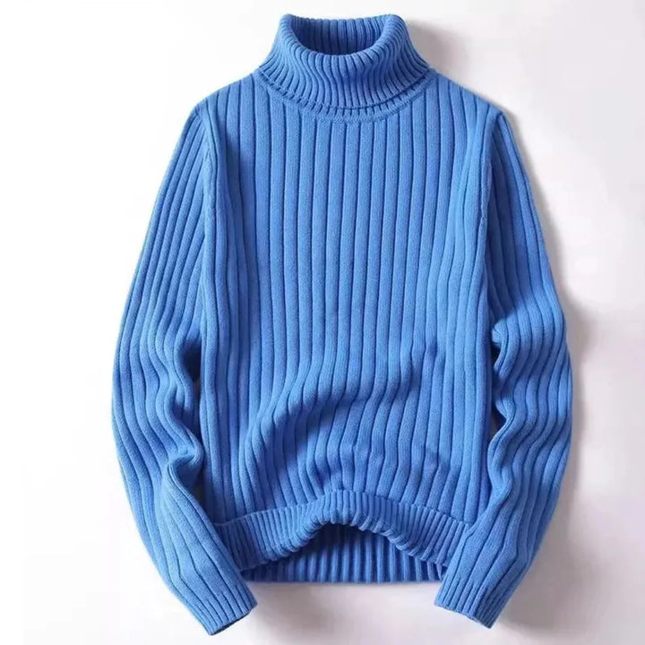 Valerio Ribbed Knit Turtleneck Sweater