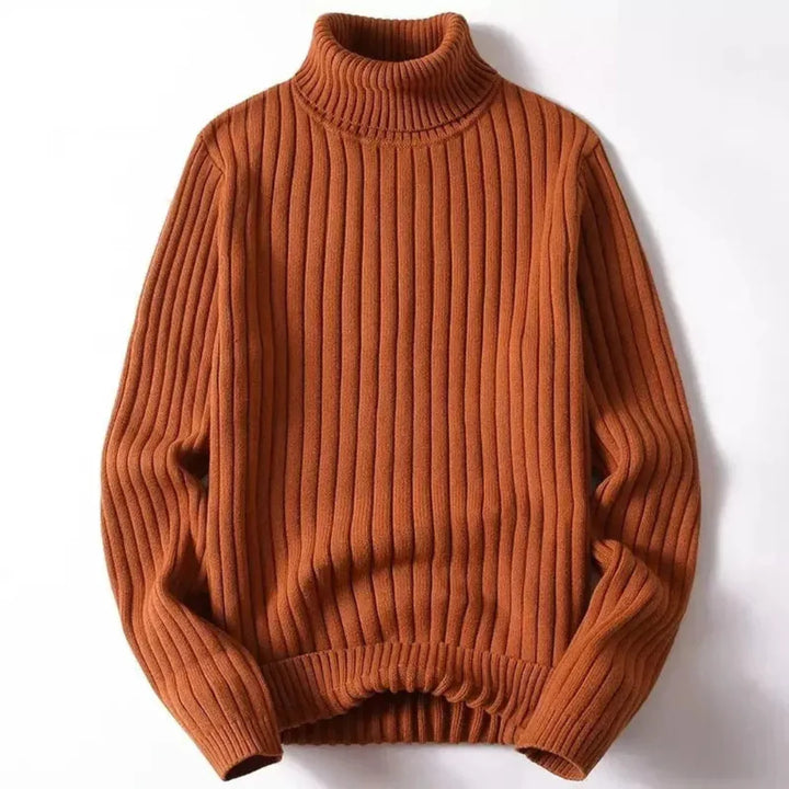 Valerio Ribbed Knit Turtleneck Sweater