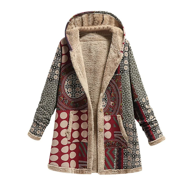 Elara Patchwork Overcoat