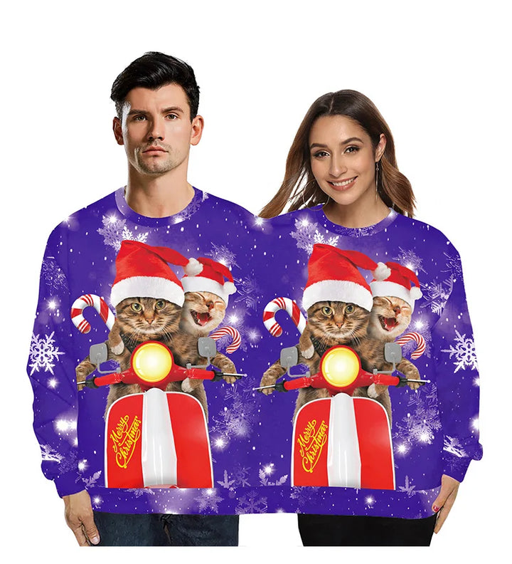 Couples’ Holiday Knit Sweater Set