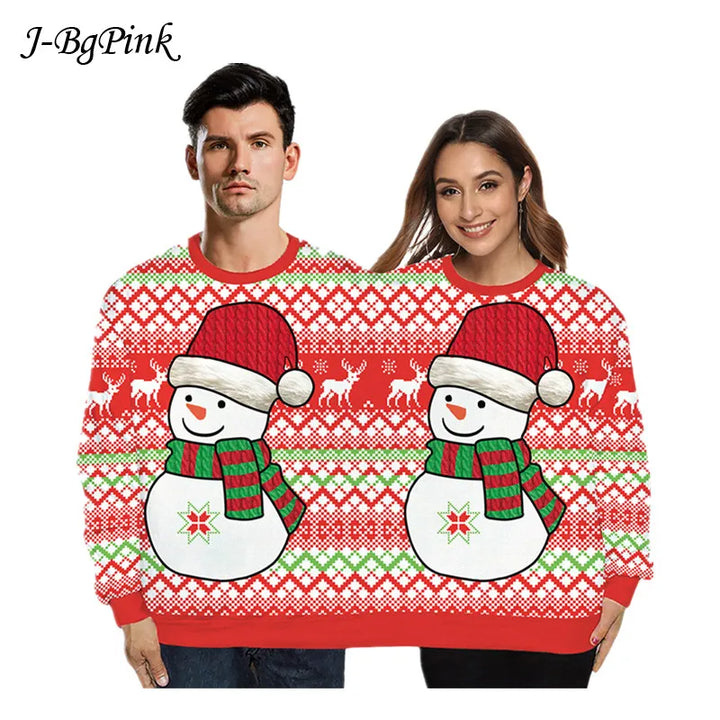 Couples’ Holiday Knit Sweater Set