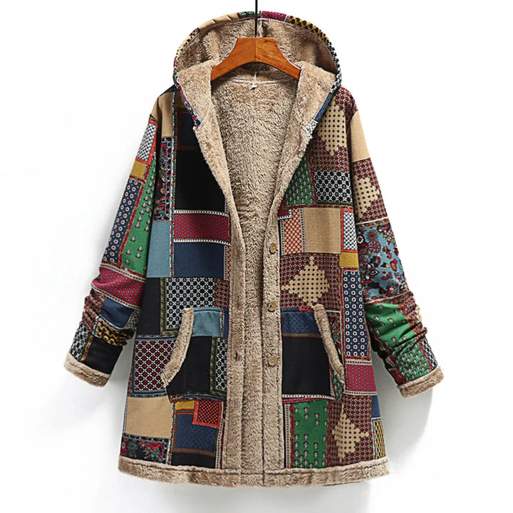 Elara Patchwork Overcoat