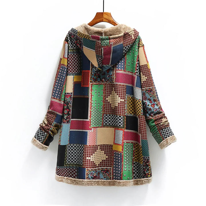 Elara Patchwork Overcoat