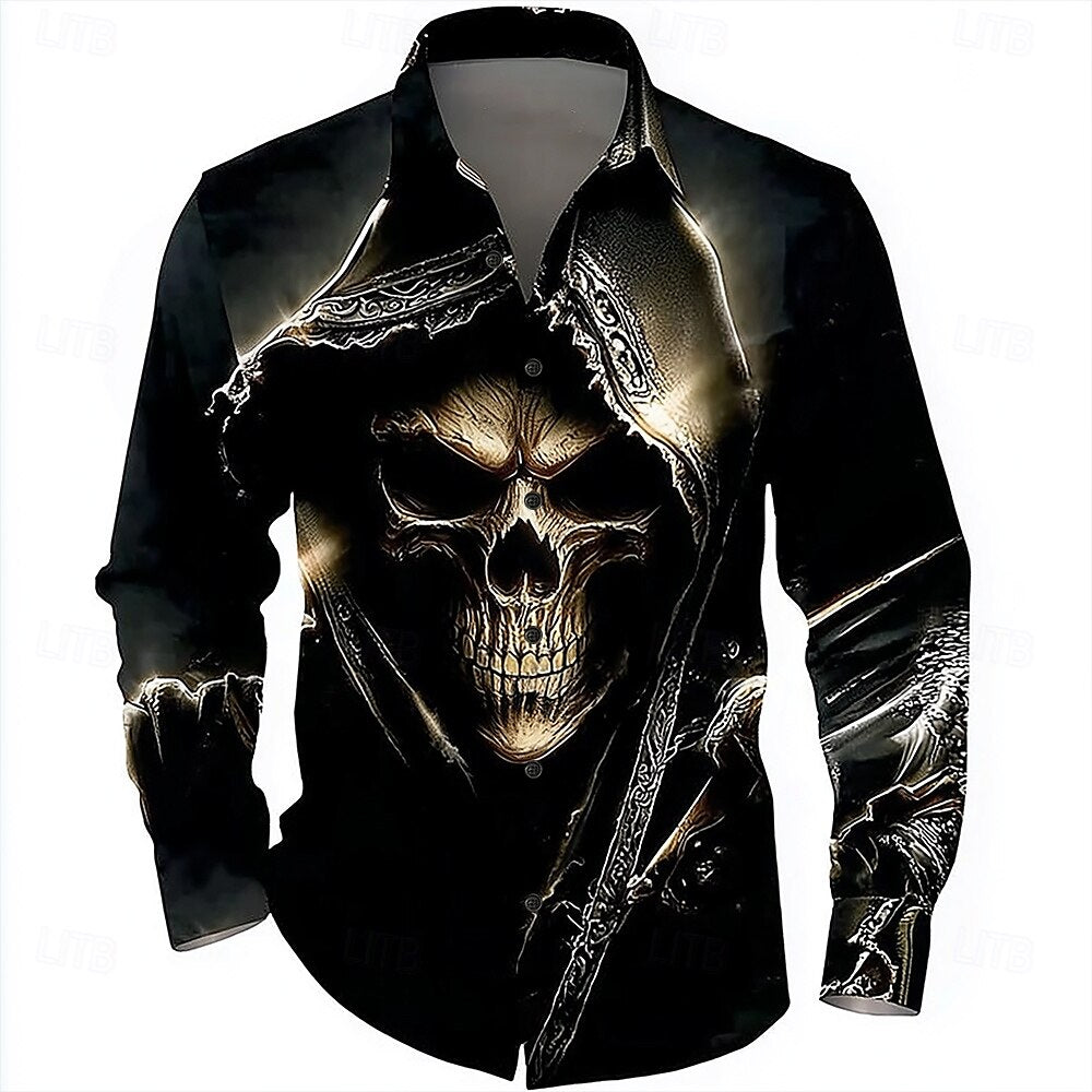 Blackwell Skull Print Shirt